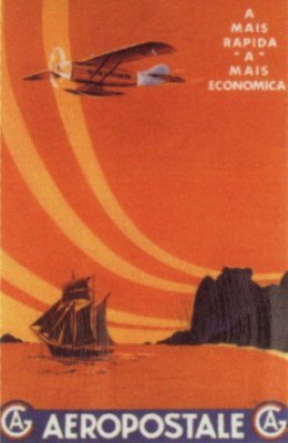 Affiche de l'A&eacute;ropostale (photo : Air France)