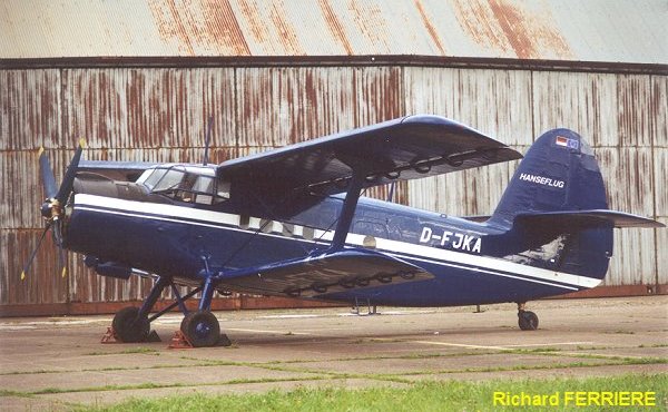 Vue d'un An-2 (photo : Richard Ferriere)