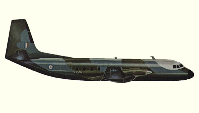 Vue d'un Andover C.I (origine : Bombers, encyclopaedia of world aircraft - Kenneth Munson)