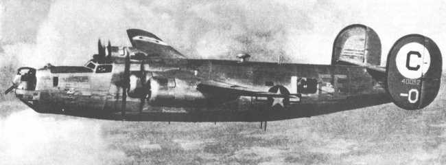 Vue d'un Liberator B-24J (photo : Jane's fighting aircraft of World War II)