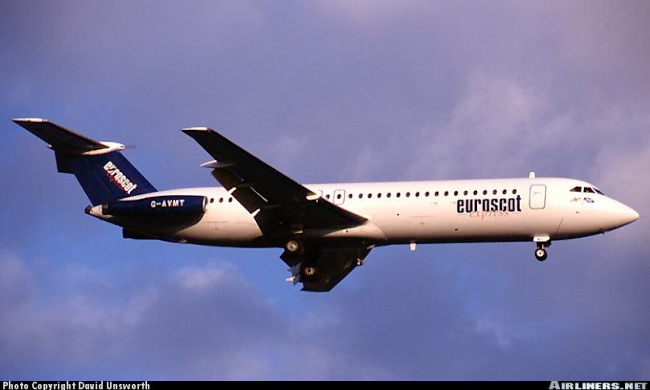 Vue d'un BAC 111-510ED One-Eleven (photo : David Unsworth)