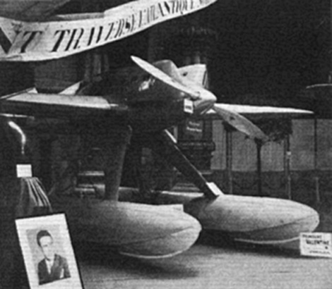 Vue de l'hydravion de comp&eacute;tition H.V.42 (photo : magazine Flight, d&eacute;cembre 1930)