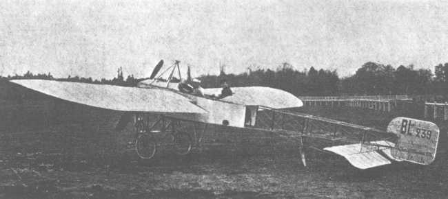 Vue d'un Bl&eacute;riot XI (photo : Jane's fighting aircraft of World War I John W.R. Taylor)