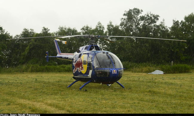 Vue d'un Bo 105 CB-4 (photo : JN Passieux, meeting de la Fert&eacute;-Alais 2022)