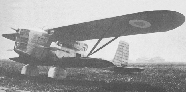 Vue d'un Breguet 411 (origine : Gallica - l'A&eacute;ronautique, Paris, mars 1932)