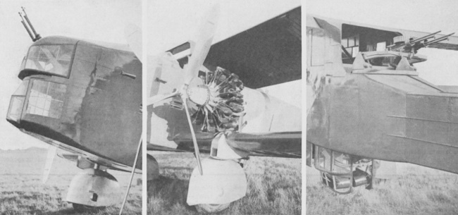 Vue d'un Breguet 414 (origine : Gallica - l'A&eacute;ronautique, Paris, d&eacute;cembre 1933)