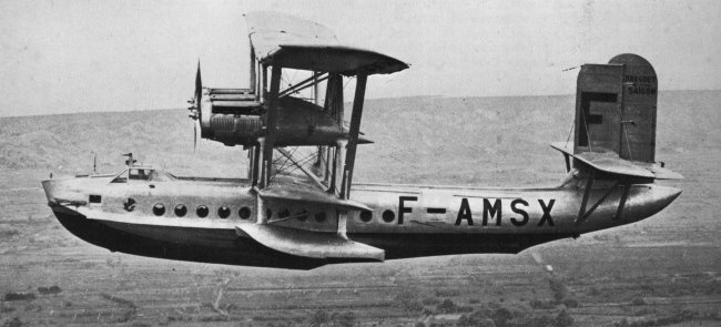 Vue d'un Breguet 530 Sa&iuml;gon (photo : Histoire de l'aviation Ren&eacute; Chambe - Air France)
