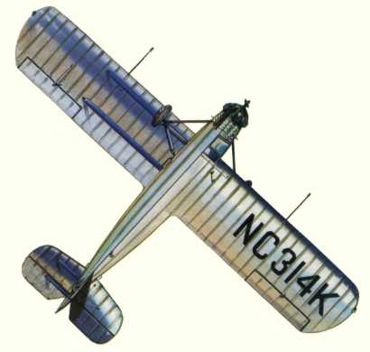 Plan d'un B-5 Brougham (origine : Airliners between the wars 1919-1939 - Kenneth Munson)
