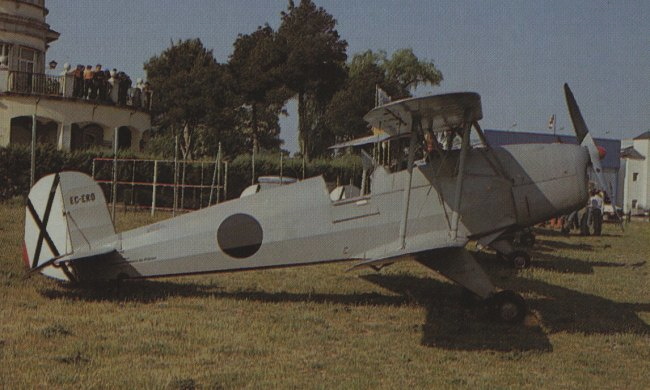 Vue d'un B&uuml;cker 131/CASA 1131H espagnol (photo : Le Fana de l'Aviation)
