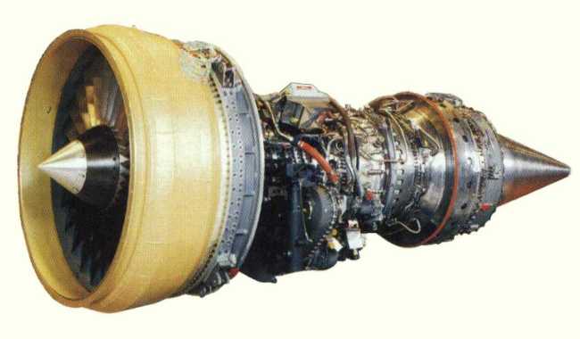 Vue d'un r&eacute;acteur General Electric CF34