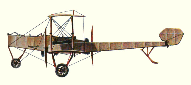 Vue d'un Caproni Ca.30 (plan d'origine : Encyclop&eacute;die des Avions Militaires du Monde)