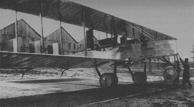 Photo d'un Caproni Ca.3 (photo : Encyclop&eacute;die des Avions Militaires du Monde)