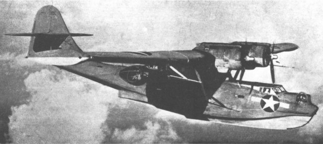 Vue d'un Catalina PBY-5 (photo : Jane's fighting aircraft of World War II John W.R. Taylor)