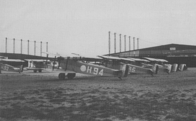 Vue d'un biplan d'entra&icirc;nement biplace Caudron 59 (photo : L'A&eacute;ronautique Navale 1920-1939 - Avia Editions)