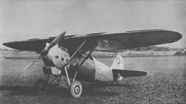 Vue d'un chasseur D.27 (origine : Encyclop&eacute;die des Avions Militaires du Monde - Enzo Angelucci)
