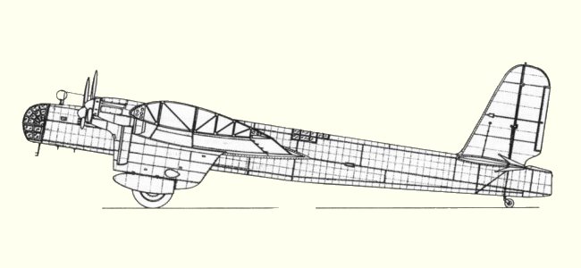 Plan du DB-A version vol transpolaire (plan d'origine : Air Magazine num&eacute;ro 6)