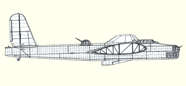 Plan d'un DB-A militaire (plan d'origine : Air Magazine num&eacute;ro 6)