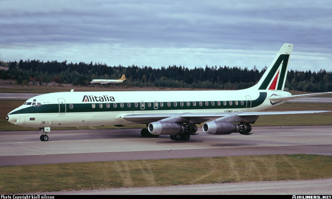 Vue d'un DC-8-43 (photo : Kjell Nilsson)