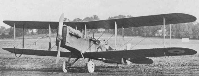 Vue d'un biplan D.H.9A (photo : Encyclop&eacute;die illustr&eacute;e de l'Aviation dans le monde - David Mondey)