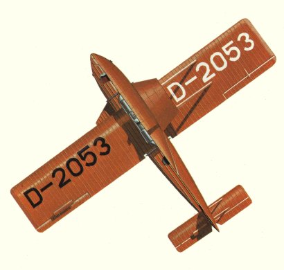 Plan du Wal civil Deutsche Luft Hansa D-2053 (origine : Flying Boats and Seaplanes since 1910 - Kenneth Munson)