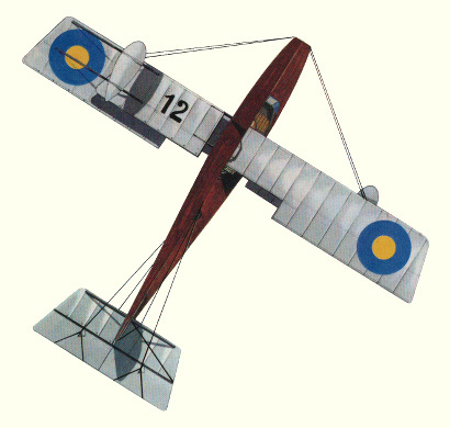 Plans d'un hydravion Donnet-L&eacute;v&ecirc;que Type A (origine : Flying Boat
Flying Boats and Seaplanes since 1910 - Kenneth Munson)