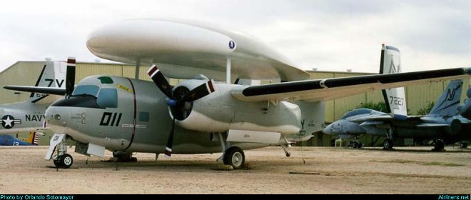 Vue d'un Tracer E-1B (photo : Orlando Sotomayor)
