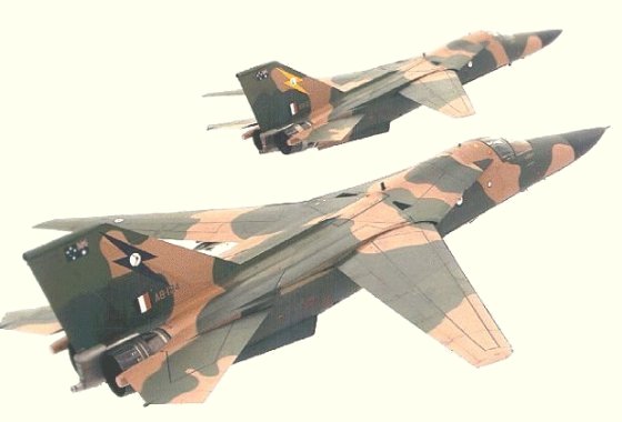 Vue d'un groupe de F-111C de la R.A.A.F.