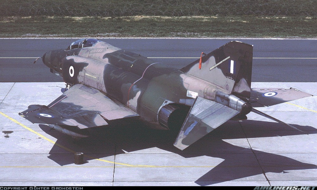 Vue d'un F-4E Phantom II (photo : G&uuml;nter Grondstein)