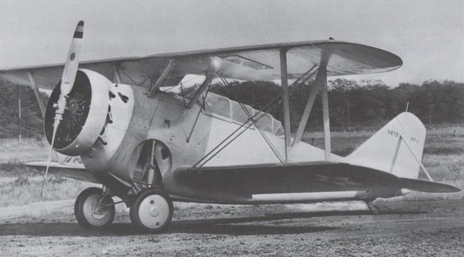 Vue d'un chasseur biplace FF-1 (origine : Encyclop&eacute;die des Avions Militaires du Monde - Enzo Angelucci)