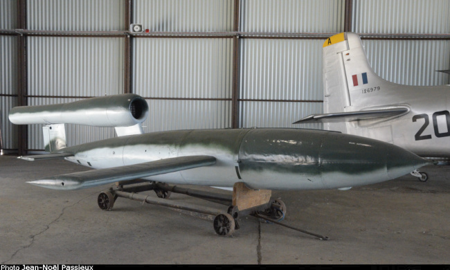 Vue d'un Fieseler Fi 103 (photo : JN Passieux - Mus&eacute;e de l'Air et de l'Espace du Bourget)