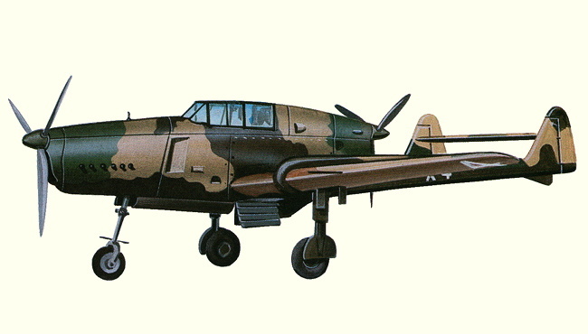 Vue d'un Fokker D.XXIII (origine : Encyclop&eacute;die des Avions Militaires du Monde - Enzo Angelucci)