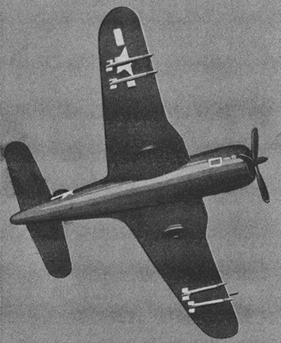 Vue d'un chasseur embarqu&eacute; FR-1 Fireball (photo : Science et Vie, avril 1946)