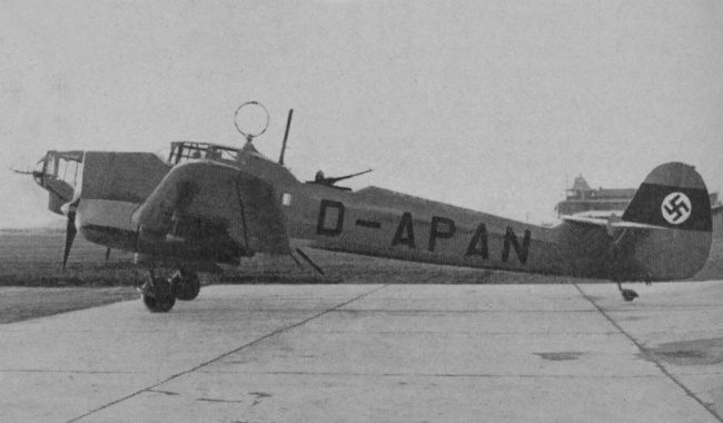 Vue d'un Fw 58 (origine : Gallica - l'A&eacute;rophile juillet 1937)