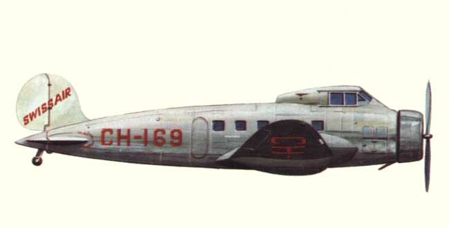 Vue d'un Clark G.A.43 (origine : Airliners between the wars 1919-1939 - Kenneth Munson)