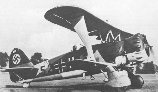 Vue d'un Hs 123A (photo : Encyclop&eacute;die illustr&eacute;e de l'Aviation dans le monde - David Mondey)