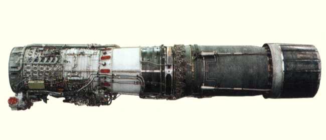 Vue d'un r&eacute;acteur General Electric J79