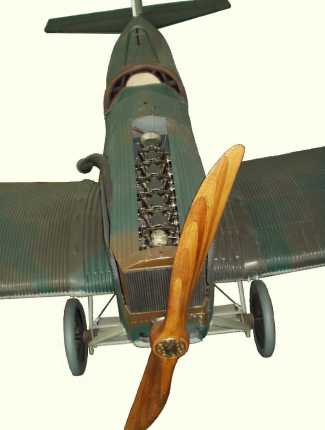 Vue d'un Junkers D.I (photo : JB Passieux - Mus&eacute;e de l'Air et de l'Espace du Bourget)