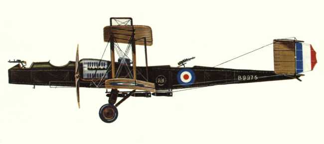 Vue d'un Blackburn Kangaroo (origine : Bombers 1914-1919 - Kenneth Munson)