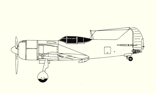 Plans d'un La-7R (montage d'une fus&eacute;e &agrave; l'arri&egrave;re - octobre 1944)
