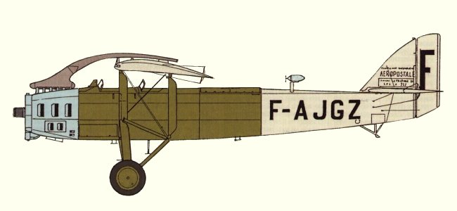 Vue d'un Lat&eacute;co&egrave;re 26-6 (plan: L'A&eacute;ropostale - Beno&icirc;t Heimermann/Olivier Margot)