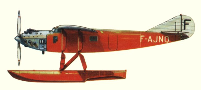Vue du Lat&eacute; 28-3 de Mermoz (origine : Airliners between the wars 1919-1939 - Kenneth Munson)