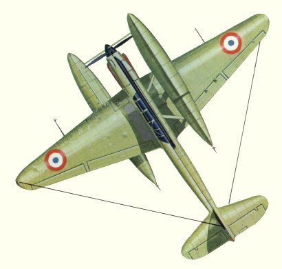 Plan d'un Lat&eacute;co&egrave;re 298A (origine : Flying Boats and Seaplanes since 1910 - Kenneth Munson)