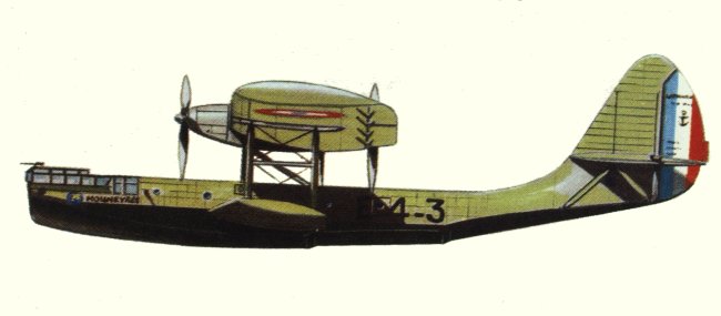 Vue du Late 302 Mouneyr&egrave;s (origine : Flying Boats and Seaplanes since 1910 - Kenneth Munson)