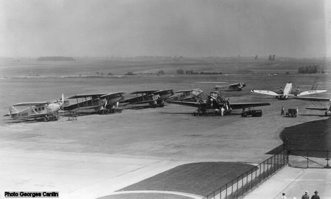 Vue de la piste de l'a&eacute;roport du Bourget (photo fournie par Georges Cantin)