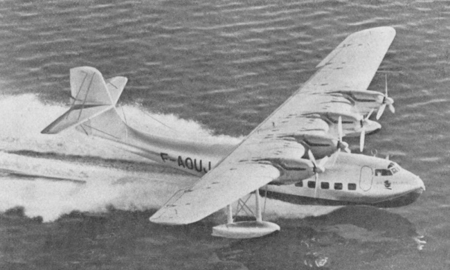 Vue d'un hydravion Lior&eacute; et Olivier H-246 (photo : Gallica - l'A&eacute;ronautique, Paris, juin 1939)