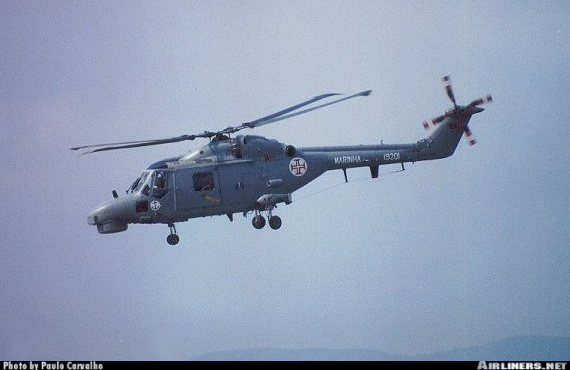 Vue d'un Super Lynx de la marine portugaise (photo : Paulo Carvalho)