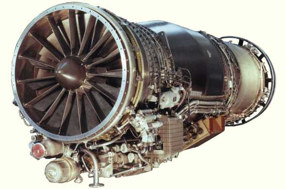 Vue d'un r&eacute;acteur SNECMA M88-2 (document d'origine SNECMA)