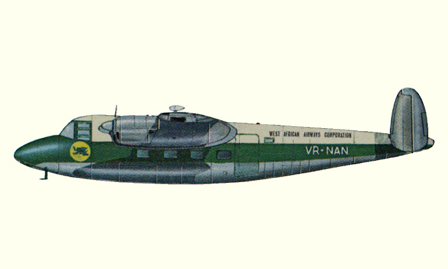 Vue d'un Marathon 1A (origine : Civil Airliners since 1946 - Kenneth Munson)