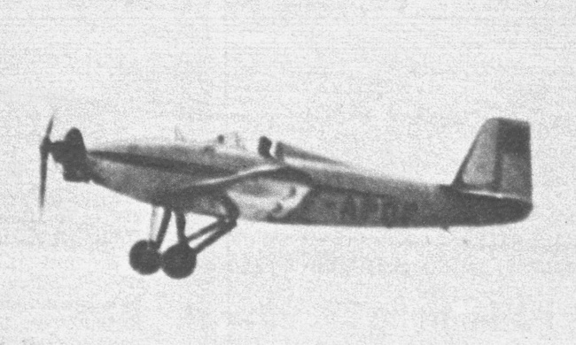 Vue d'un Mauboussin M.123 (origine : Gallica - Aviation magazine, ao&ucirc;t 1967)