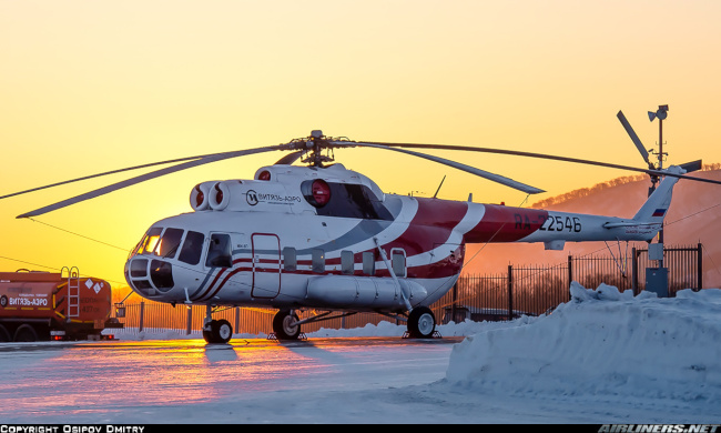Vue d'un Mi-8P (photo : Dmitry Osipov)